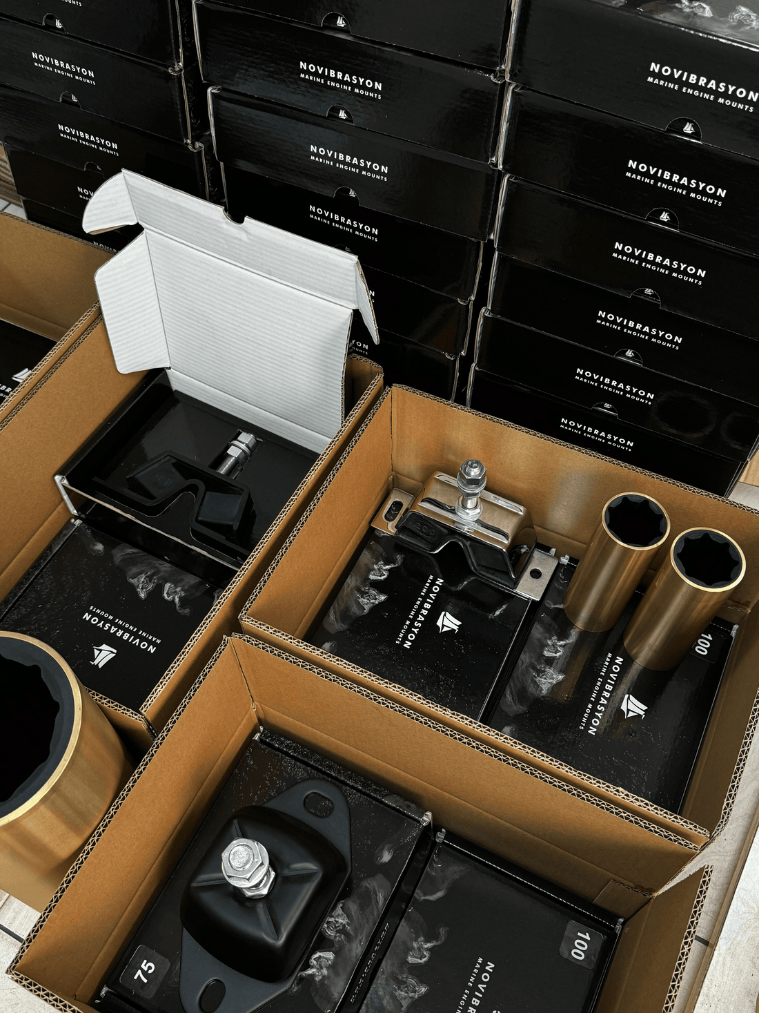 Fast and Secure Delivery for Marine Engine Mounts and Shaft Bearings