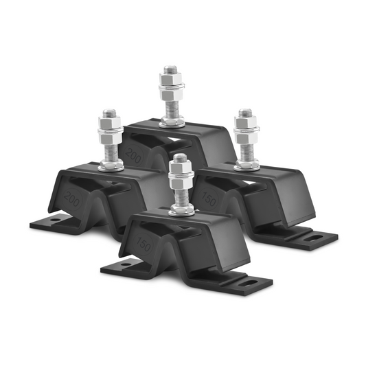 Ensemble de supports de moteur marin remplace Yanmar 4JH #150 et #200