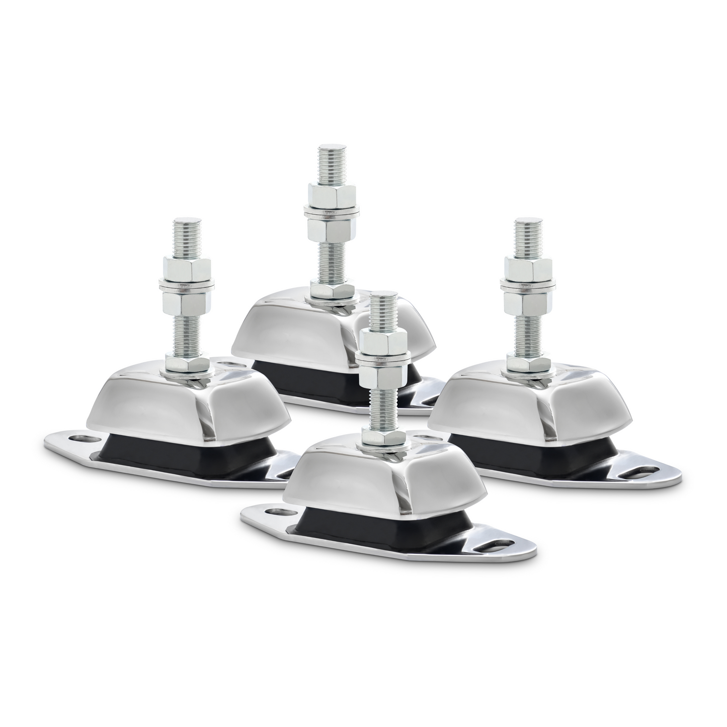 Set nosača brodskog motora 200 kg, 16 mm klin, Volvo Penta, Mercruiser, Beta (nehrđajući čelik)