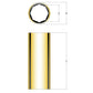 Bronze Shaft Bearing (Dimension: 1 x 1-5/8 x 4 inch)
