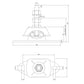 Marine Engine Mount Set 200KG, 16mm Stud, Volvo Penta, Mercruiser, Beta (Stainless)