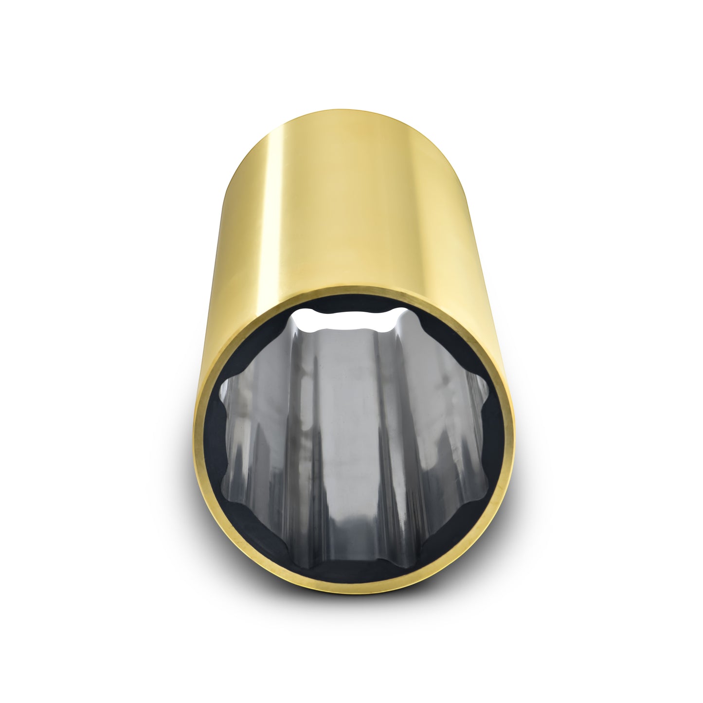 Novibrasyon Marin bronze shaft bearing, 35 x 55 x 140 mm, marine-grade bronze, corrosion-resistant, durable for maritime applications.