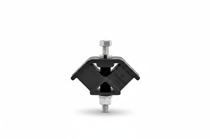 Novibrasyon Marin black rubber engine mount for Yanmar 1GM10 saildrive, reducing vibration and noise.
