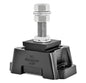 Novibrasyon Marine black aluminum engine mount with rubber isolator and steel bolt for Cummins diesel engines.